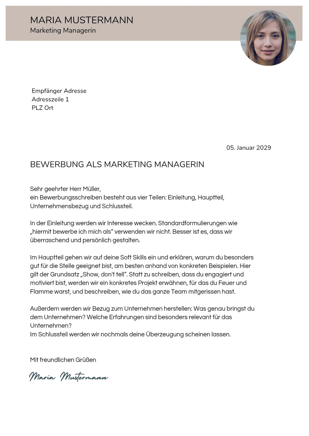 Bewerbungs-Set für Berufserfahrene #1 mit Deckblatt, Kurzprofil, Anschreiben und Lebenslauf - Die Bewerbungsschmiede