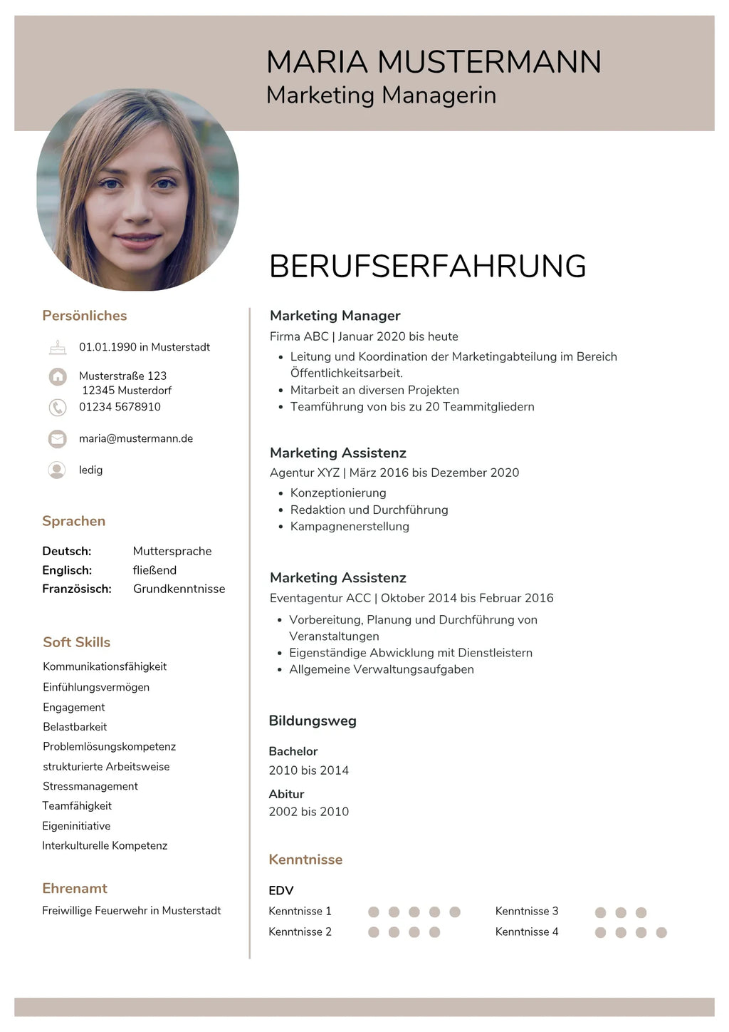 Bewerbungs-Set für Berufserfahrene #1 mit Deckblatt, Kurzprofil, Anschreiben und Lebenslauf - Die Bewerbungsschmiede