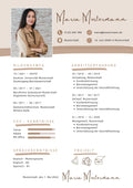 Lebenslauf Design #2 |Bewerbung schreiben lassen bei "Die Bewerbungsschmiede" - Die Bewerbungsschmiede